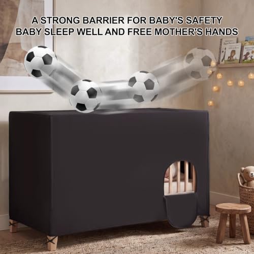 Blackout Crib Cover, Breathable Canopy - Image 5