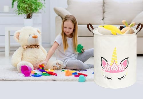 MAIZMZ Baby Waterproof Storage Basket Kids Hamper Nursery Bins Organizer Gift - Image 3