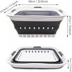 SAMMART 42L Collapsible Plastic Laundry Basket - Image 3