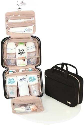 NISHEL Travel Toiletry Bag for women, Portable Hanging Organizer for - Image 5