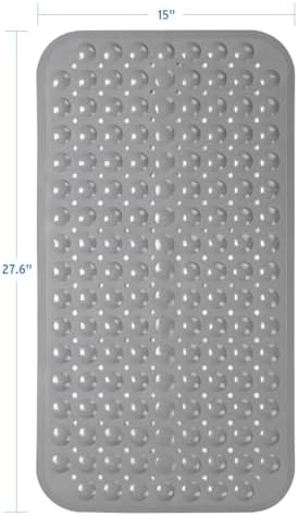 AmazerBath Bath Tub Mat, Medium Size 27.6 x 15 Inches Non-Slip Shower Mats - Image 5