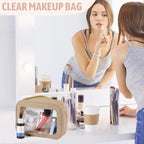 YOPCDJ 6PCS Clear Toiletry Bag, TSA Approved Travel Pouch - Image 2