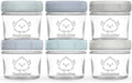 KeaBabies 6pk 4oz Glass Baby Food Containers by KeaBabies