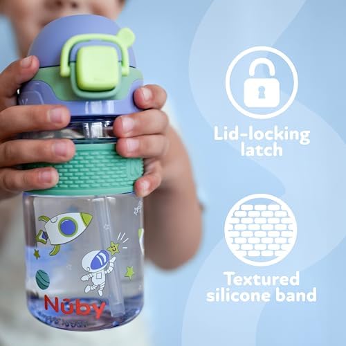 Nuby Thirsty Kids Flip-it Bolt Toddler Cup - Image 4