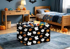 Halloween Basket Cute Baskets for Kids Pumpkin Basket Rectangular Storage Bin - Image 4