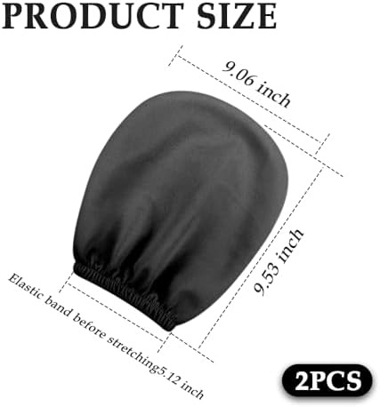 2PCS Car Headrest Cover, Stretchy Fabric Car Seat Headrest Cover - Image 2