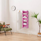 YOUDENOVA Hanging Closet Organizer and Storage, Light Pink - Image 2