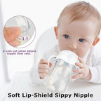 Sippy Cup Conversion Kit for Philips Avent Natural Baby Bottles, Weighted Straw - Image 4