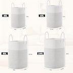 Artfeel Laundry Basket, Woven Cotton Rope Laundry Hamper, 100L Versatile Storage - Image 3