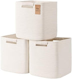 11 Inch Storage Cubes, 3 Pack Cube Storage Bins by Degeyoyo