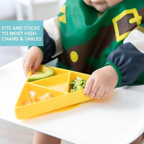 Bumkins Toddler and Baby Suction Plate, Silicone Grip Dish, Babies and Kids - Image 3