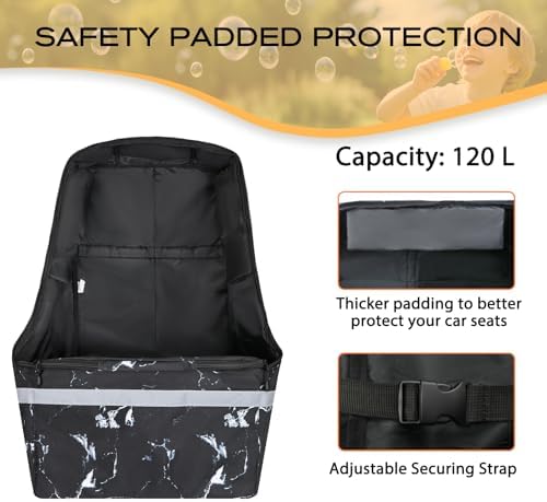 LARIPOP Car Seat Travel Bag for Airplane, Universal Gate Check Car Seat Bag - Image 4