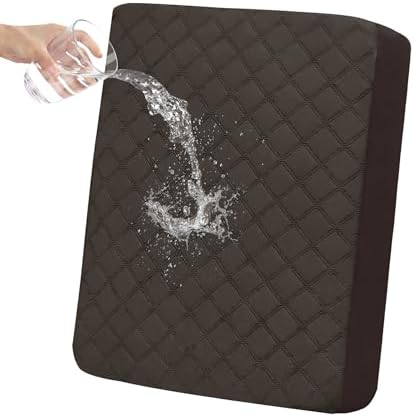 Easy-Going Waterproof Cushion Covers Set, Quilted Stretch 1-Piece Sofa Seat by Easy-Going