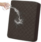Easy-Going Waterproof Cushion Covers Set, Quilted Stretch 1-Piece Sofa Seat by Easy-Going