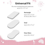 Baby Bassinet Sheets, 3 Pack Fitted Bassinet Mattress Sheets, Compatible - Image 7