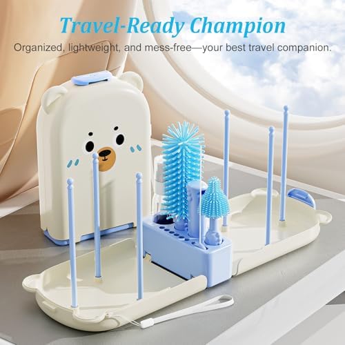 Blue Travel Bottle Cleaner Kit - Image 2
