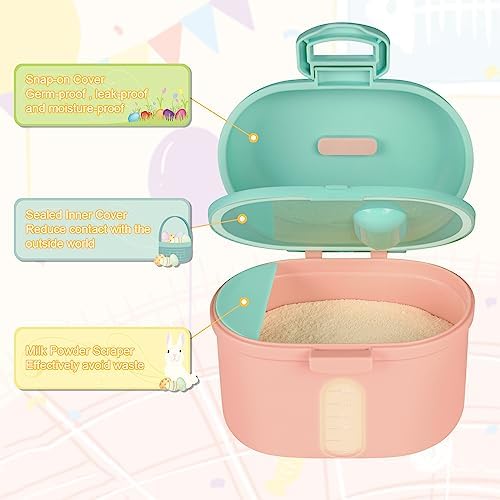 Accmor Baby Formula Dispenser On The Go, Portable Milk Powder Formula Dispenser - Image 5