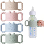 Andy Bear 4 Pack Silicone Baby Bottle Handles Compatible by AndyBear