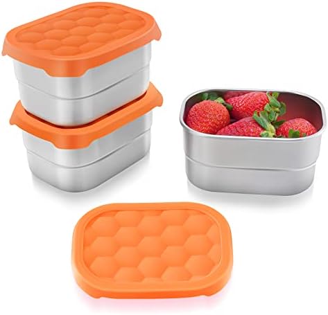 Tanjiae Small Stainless Steel Snack Containers by Tanjiae