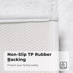 GRANNY SAYS White Bathroom Rug, Cute Bath Mat - Image 6