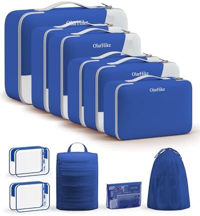 OlarHike Packing Cubes for Travel, Gifts for Women Mom, Anti-Tearing Suitcase by OlarHike