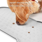 PWTAA Dog Food Mat Anti-Slip Silicone Dog Bowl Mat Thicker Pet Placemat - Image 6