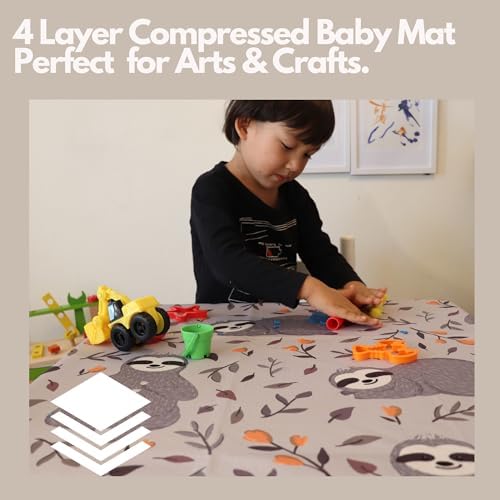 Splat Mat for Baby – Under High Chair Floor Mat Protects Wood, Vinyl and Carpet - Image 4