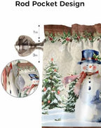 Vandarllin Christmas Valance Kitchen Curtains - Image 7