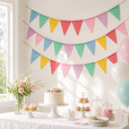 G2PLUS Pennant Banner, Triangle Flag Bunting and Decorative Garland - Image 5