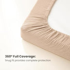 Konssy 2 Pack Muslin Changing Pad Covers - Image 5