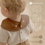 8 Pack Muslin Baby Bandana Bibs - Image 4