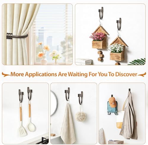 TONIAL Curtain Holdbacks, Calssic Cap Finials - Image 5