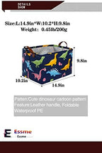 Essme Dinosaur Basket, Dinosaur Storage Baskets - Image 6