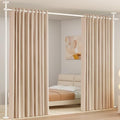 SUNALLY Room Divider Curtain Rod 4-10ft 28-70in Room Separator by SUNALLY