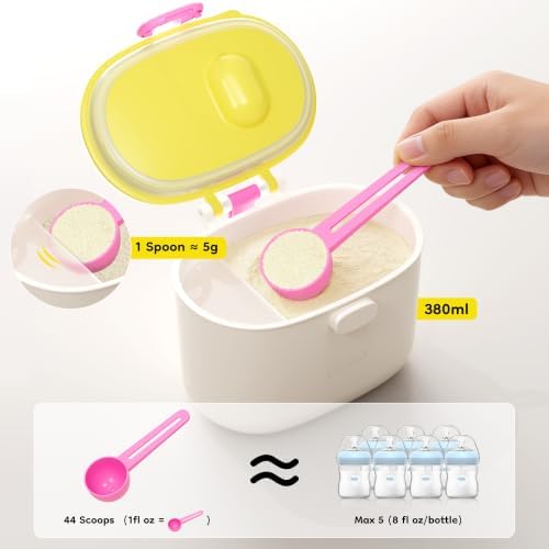 Dr.isla Baby Formula Dispenser, Portable Travel Size - Image 2