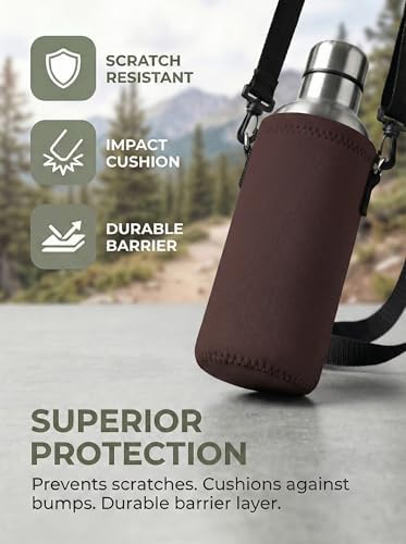 AUPET Water Bottle Sling Bag Carrier Crossbody Sleeve, Insulated Neoprene - Image 5