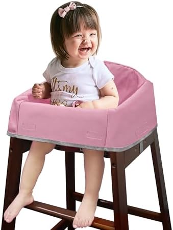 Dual-Belt Baby High Chair Cover, Upgrade Version, by HOME