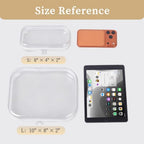 Clear Hard Shell Zipper Case, 5 Pack Diaper Bag Organizing Pouches, Hard - Image 4