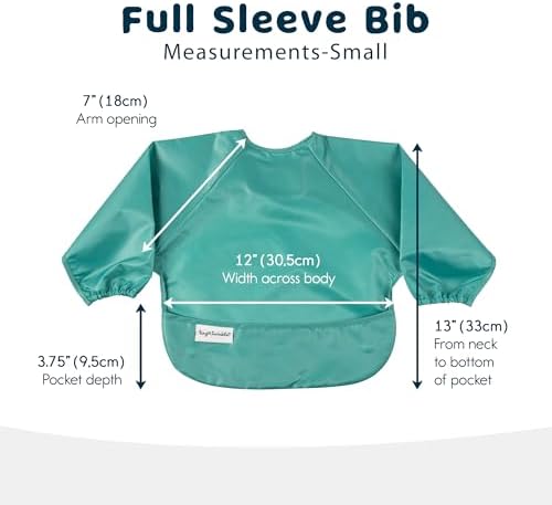 Tiny Twinkle Long Sleeve Bib for Babies & Toddlers | 2-Pack Waterproof Smock - Image 4