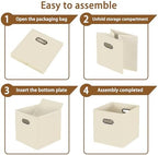 STOREONE Fabric Storage Bins Cubes Baskets Containers- - Image 6