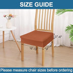 Smiry Waterproof Seat Covers for Dining Room Chairs - Image 2