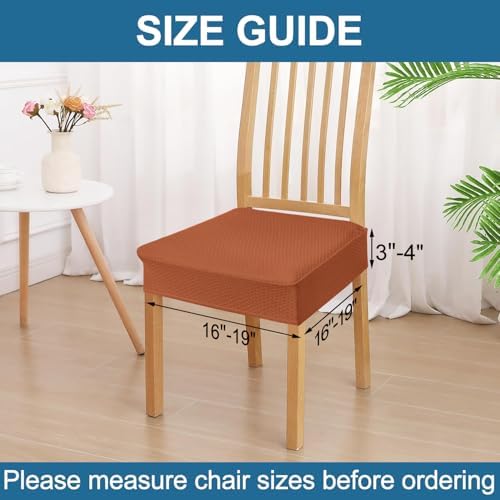 Smiry Waterproof Seat Covers for Dining Room Chairs - Image 2