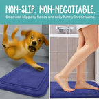 ITSOFT Memory Foam Bath Mat 24x16, Non Slip, Machine Washable, Quick Dry & - Image 4