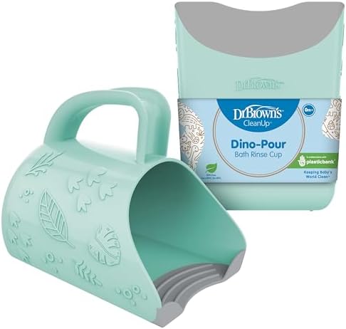 Dr. Brown's CleanUp Dino-Pour Baby Bath Rinse Cup, Tear-Free Rinsing by Unknown