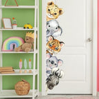 clothmile Watercolor Jungle Animal Wall Decal, PVC Sticker Decor - Image 5