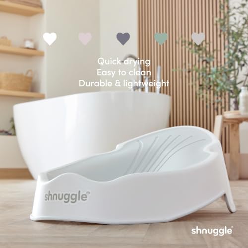 Shnuggle | Newborn Baby Bath Support | Ergonomic Soft-Touch Seat | Lightweight - Image 6
