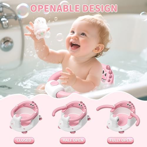 TPN Baby Bath Seat for Babies 6 Months & Up, Non-Slip Toddler Bath Seat - Image 3
