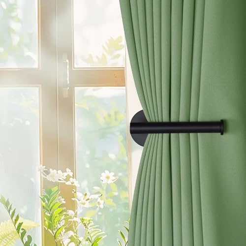 Groleca 2 Pack Curtain Holdbacks No Drill Curtain Tiebacks - Image 6