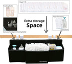 Hanging Baby Diaper Caddy, 3-in-1 Changing Table Diaper Organizer Holder - Image 3