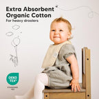 KeaBabies 8-Pack Organic Baby Bibs - Image 5